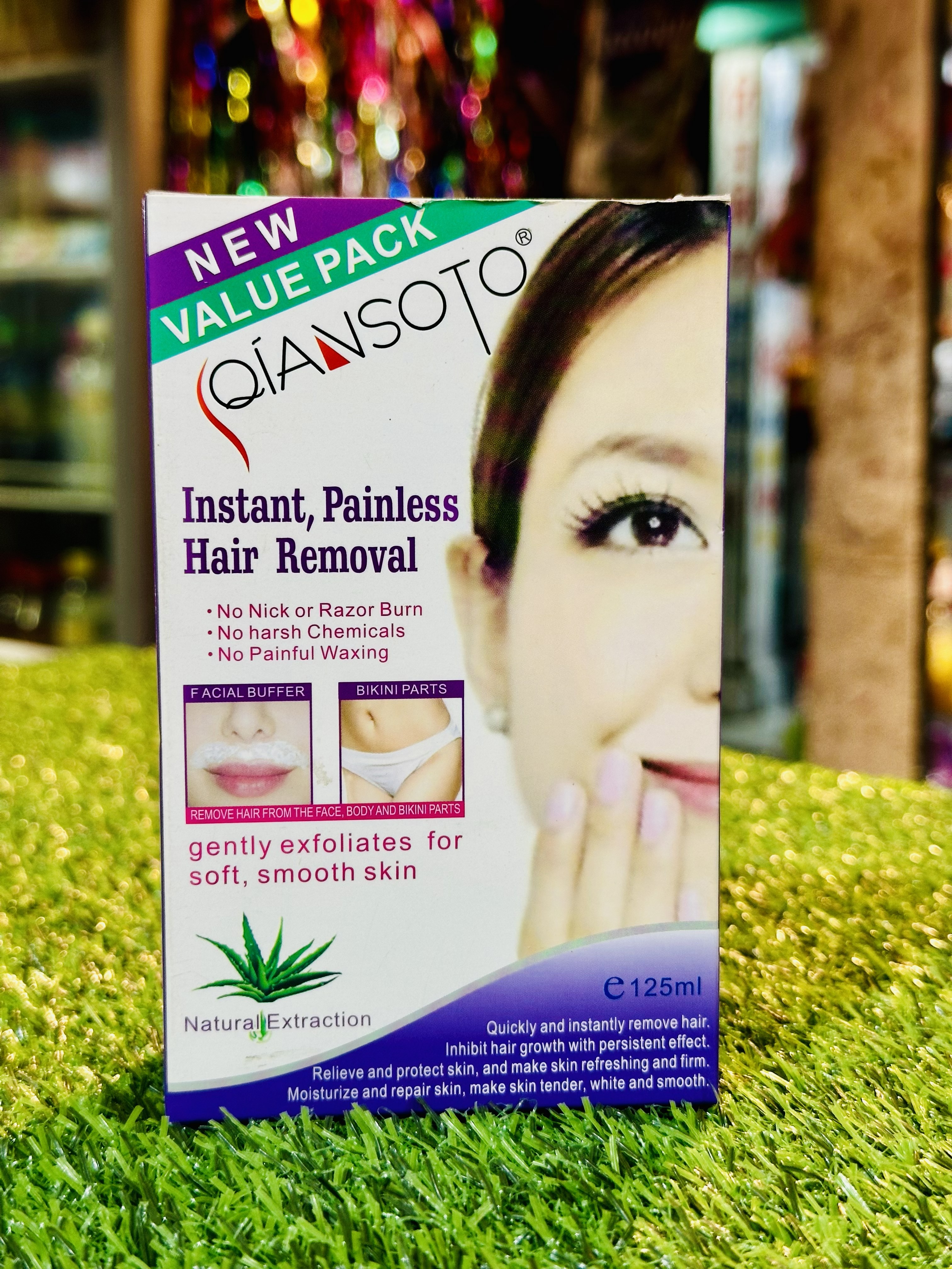 Qiansoto Instant Painless Hair Removal Cream 125 gm